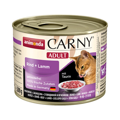 Animonda Carny Adult - Boîte - Bœuf et agneau