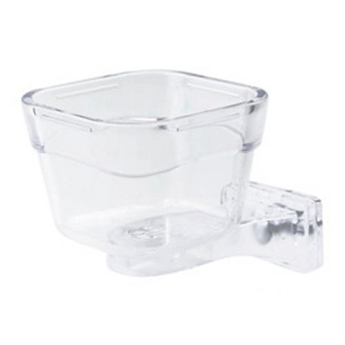 Duvo+ - Gamelle transparente pour perroquet