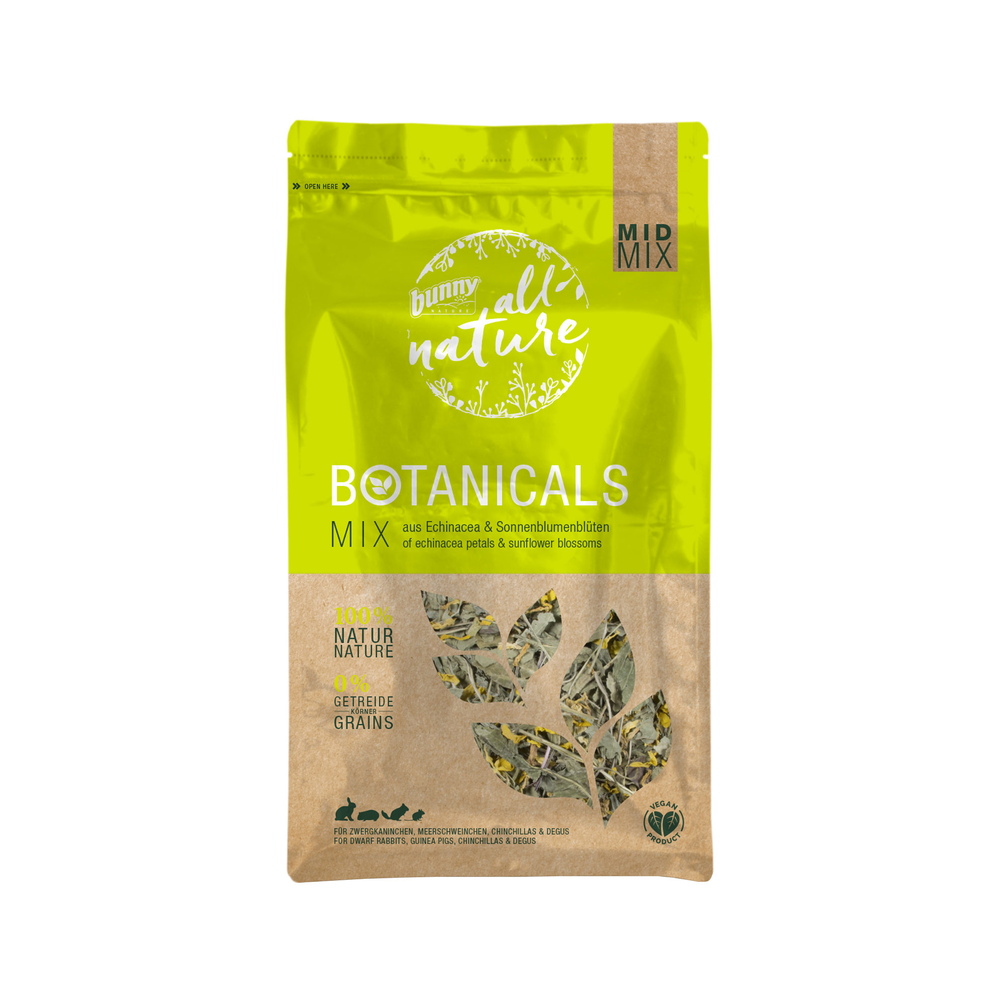 Bunny Nature All Nature Botanicals Mid Mix - Échinacée et tournesol