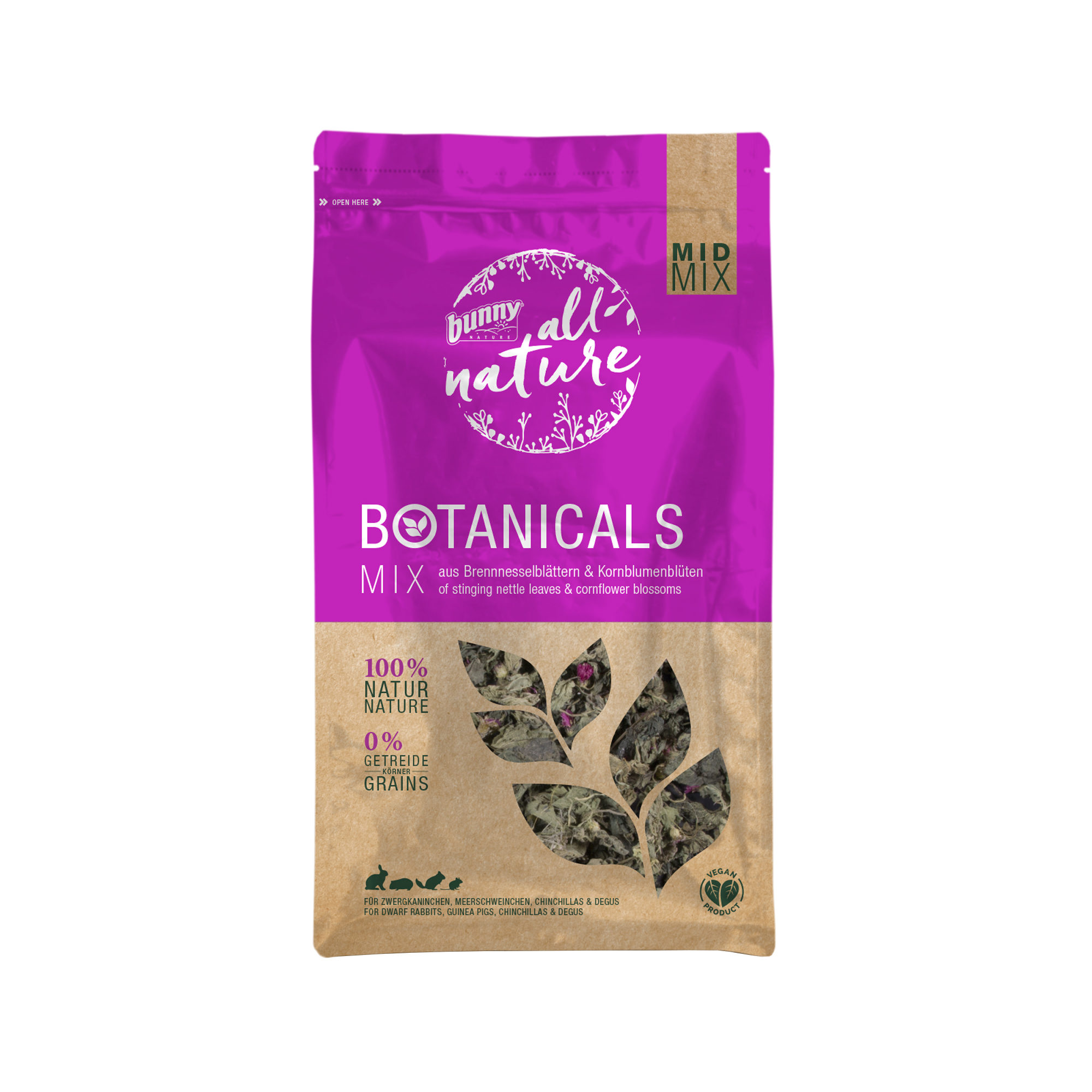 Bunny Nature All Nature Botanicals Mid Mix - Ortie et bleuet