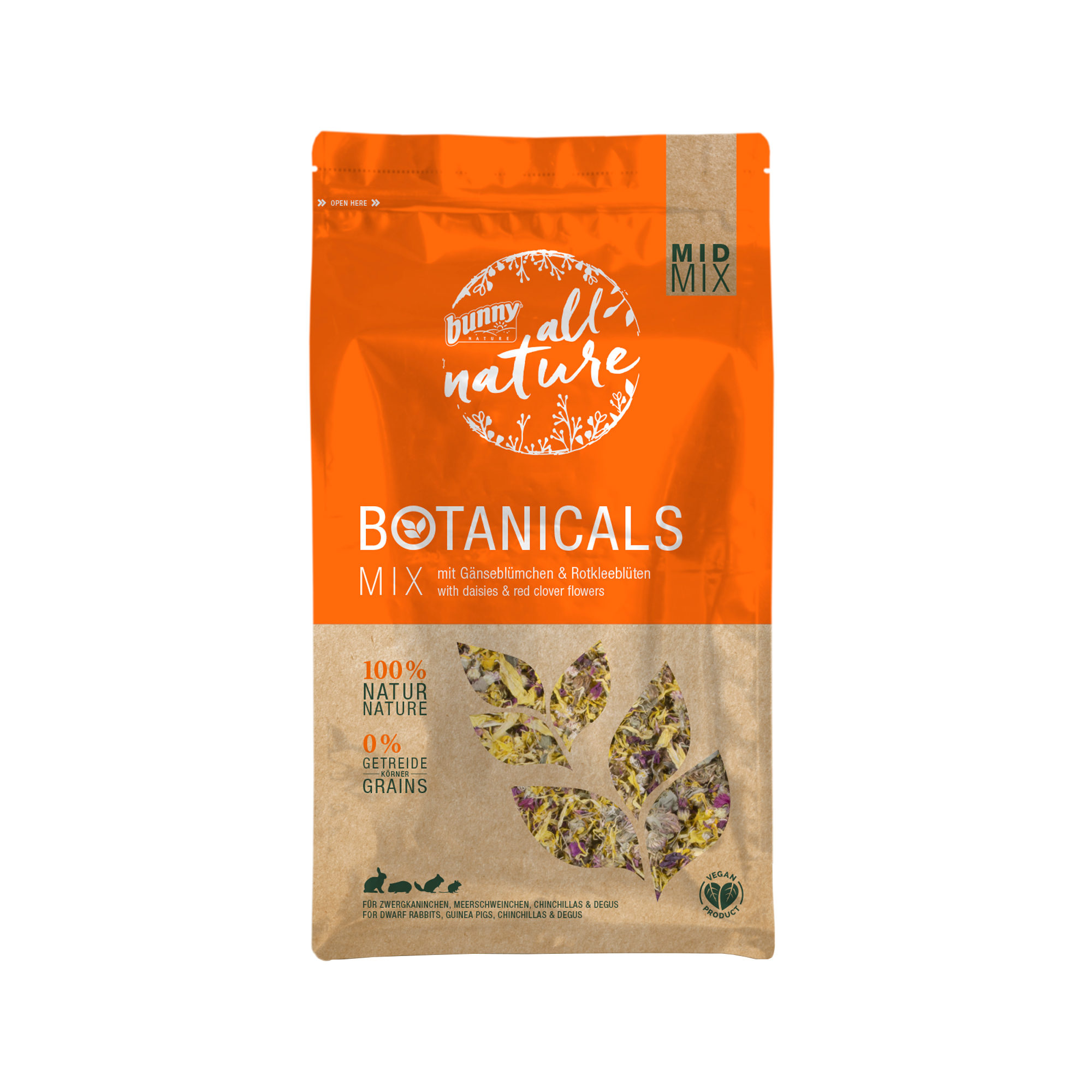 Bunny Nature All Nature Botanicals Mid Mix - Marguerites et trèfle rouge