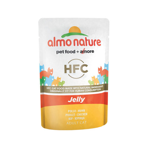 Almo Nature HFC Jelly Katzenfutter - Frischebeutel - Huhn