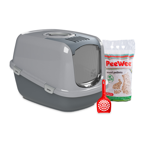 Peewee Ecodome Bac A Litiere Chat Commander Medpets Fr