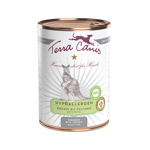Terra Canis Hypoallergen Hundefutter - Dosen - Känguru mit Pastinake