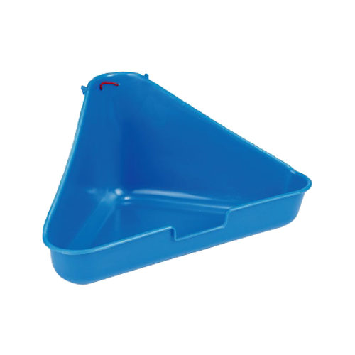 Beeztees - Toilette d'angle pour petits animaux - Bleu