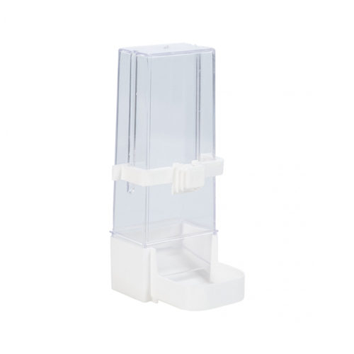 Duvo+ - Gamelle pour grande perruche - Blanc / transparent
