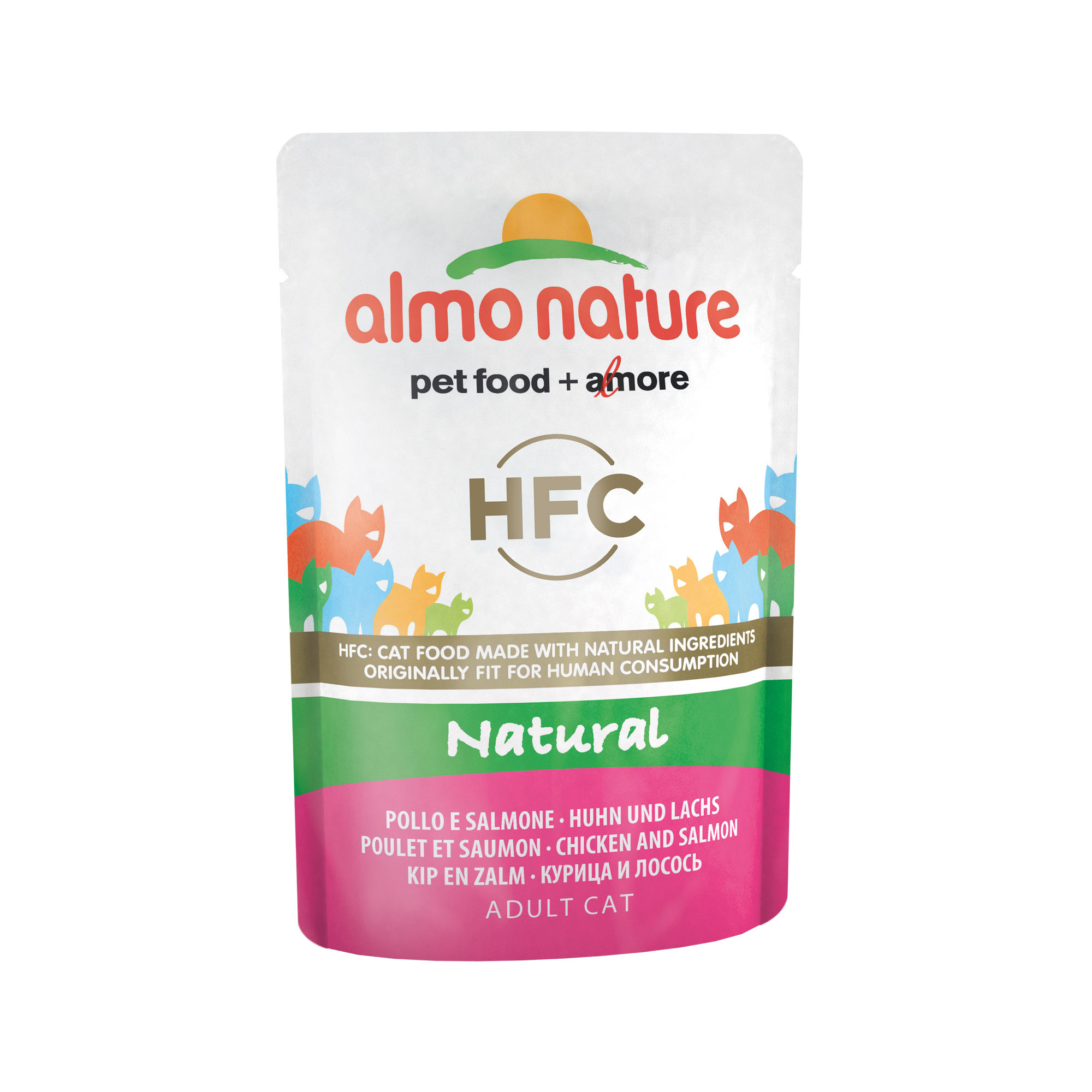Almo Nature HFC Natural - Poulet et saumon - Boîte