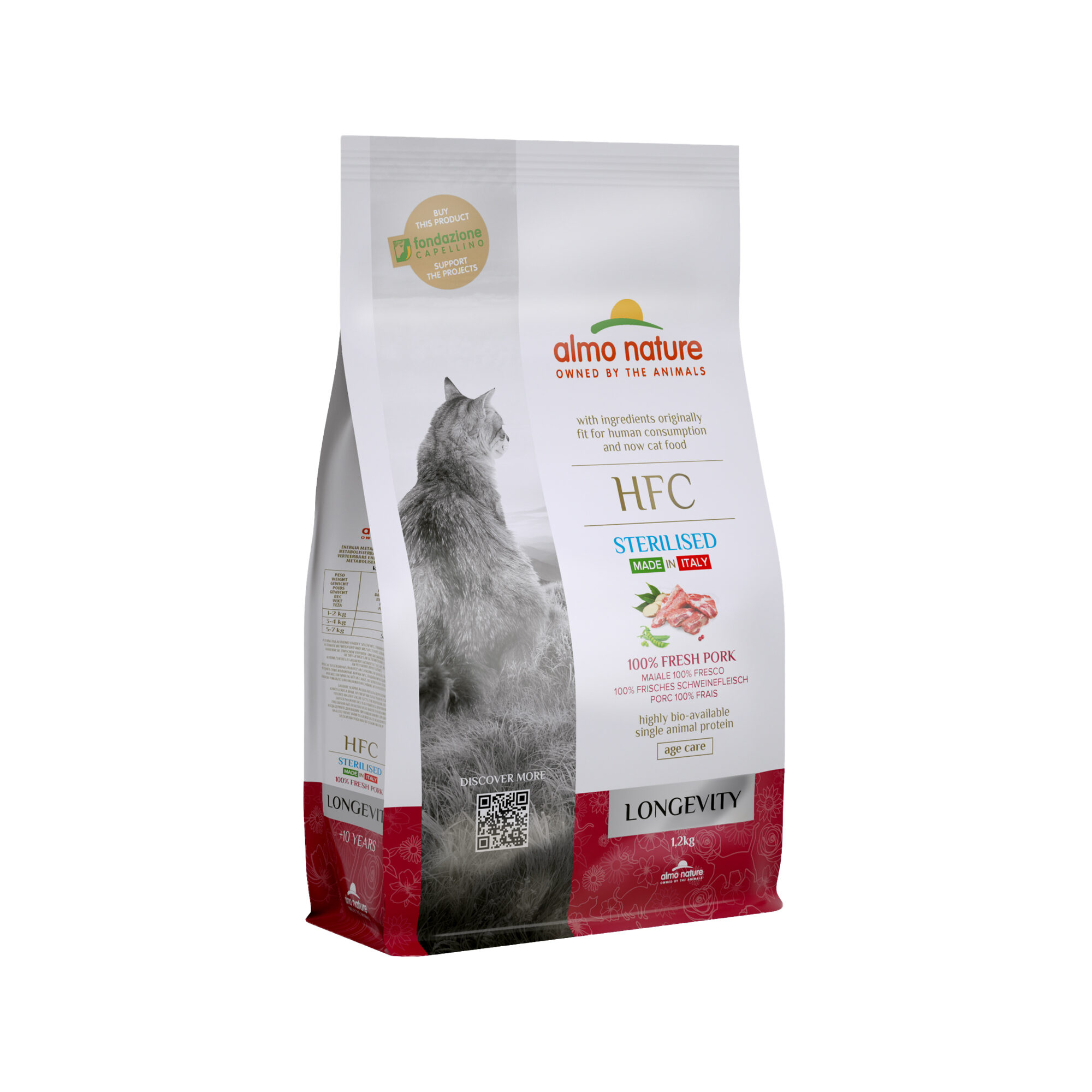 Almo Nature HFC Longevity Sterilised Katzenfutter - Schwein