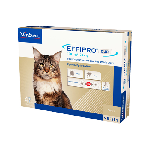 Effipro DUO Spot-on für Katzen - mehr als 6 kg