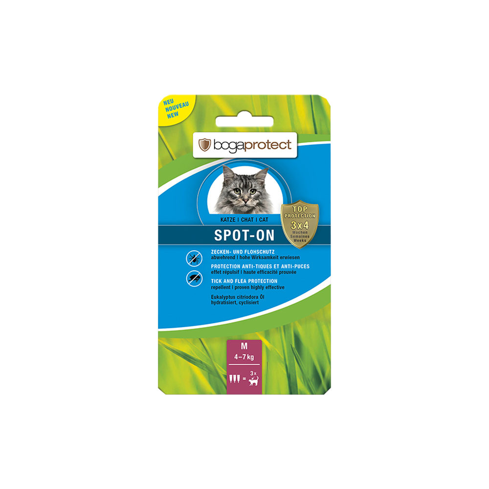 Bogaprotect Spot on für Katzen - M - 4 bis 7 kg
