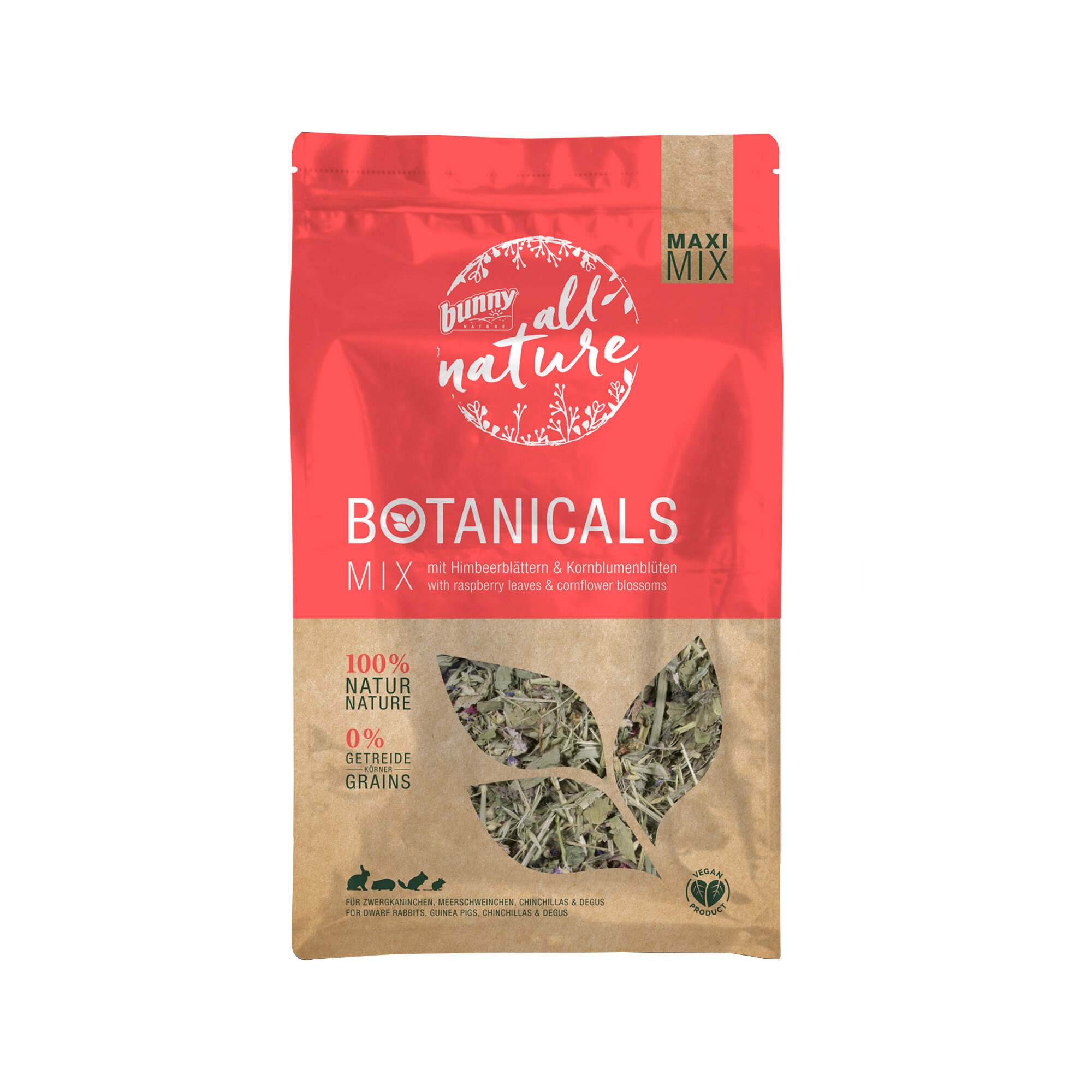 Bunny Nature Maxi Mix Botanicals - Framboise et bleuet - 400 g
