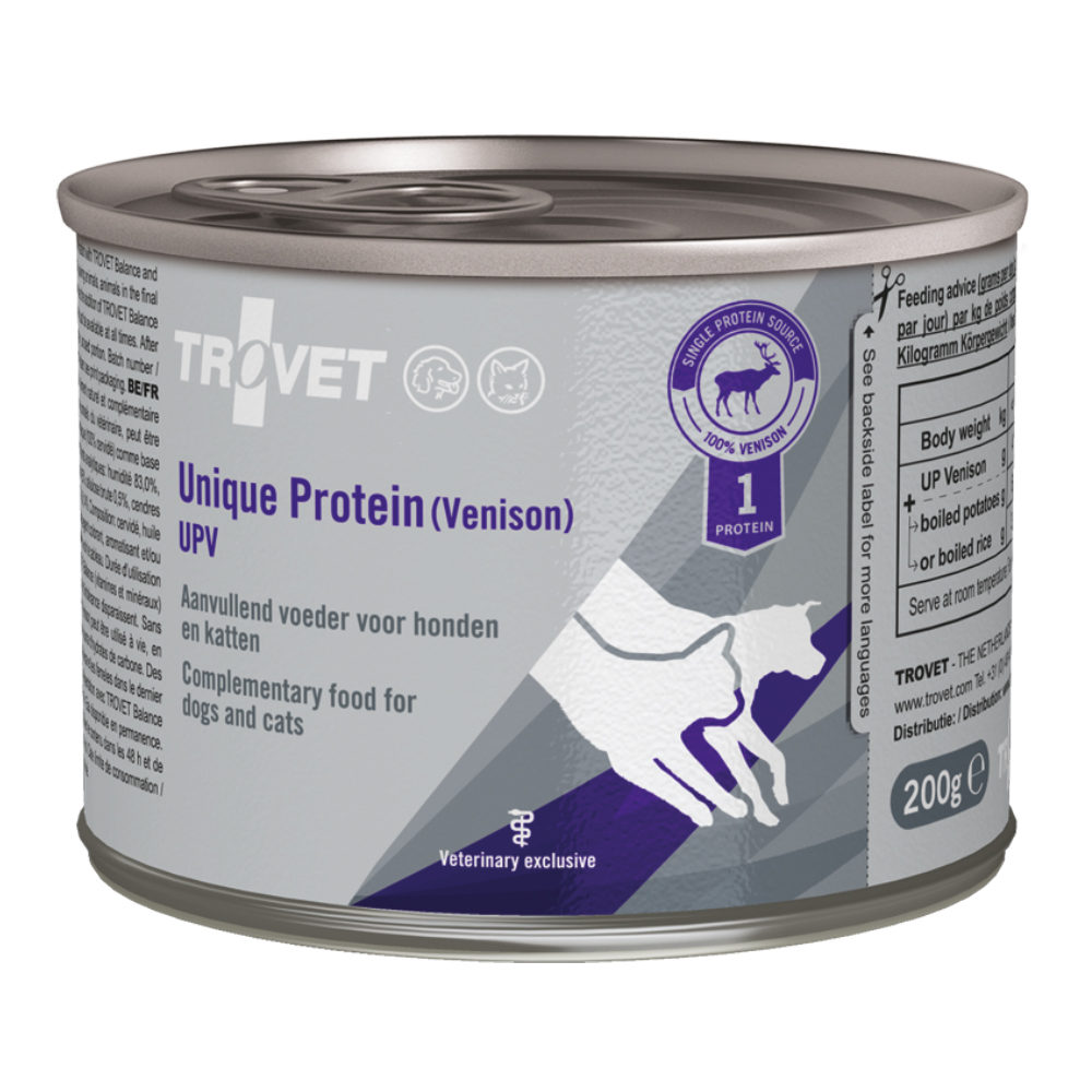 TROVET Unique Protein UPV - Venison