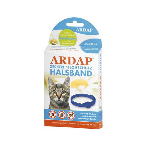 Ardap Zecken-/Flohschutz-Halsband für Katzen