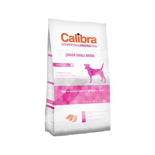 Calibra Hypoallergenic Junior Small Breed Hundefutter - Huhn & Reis