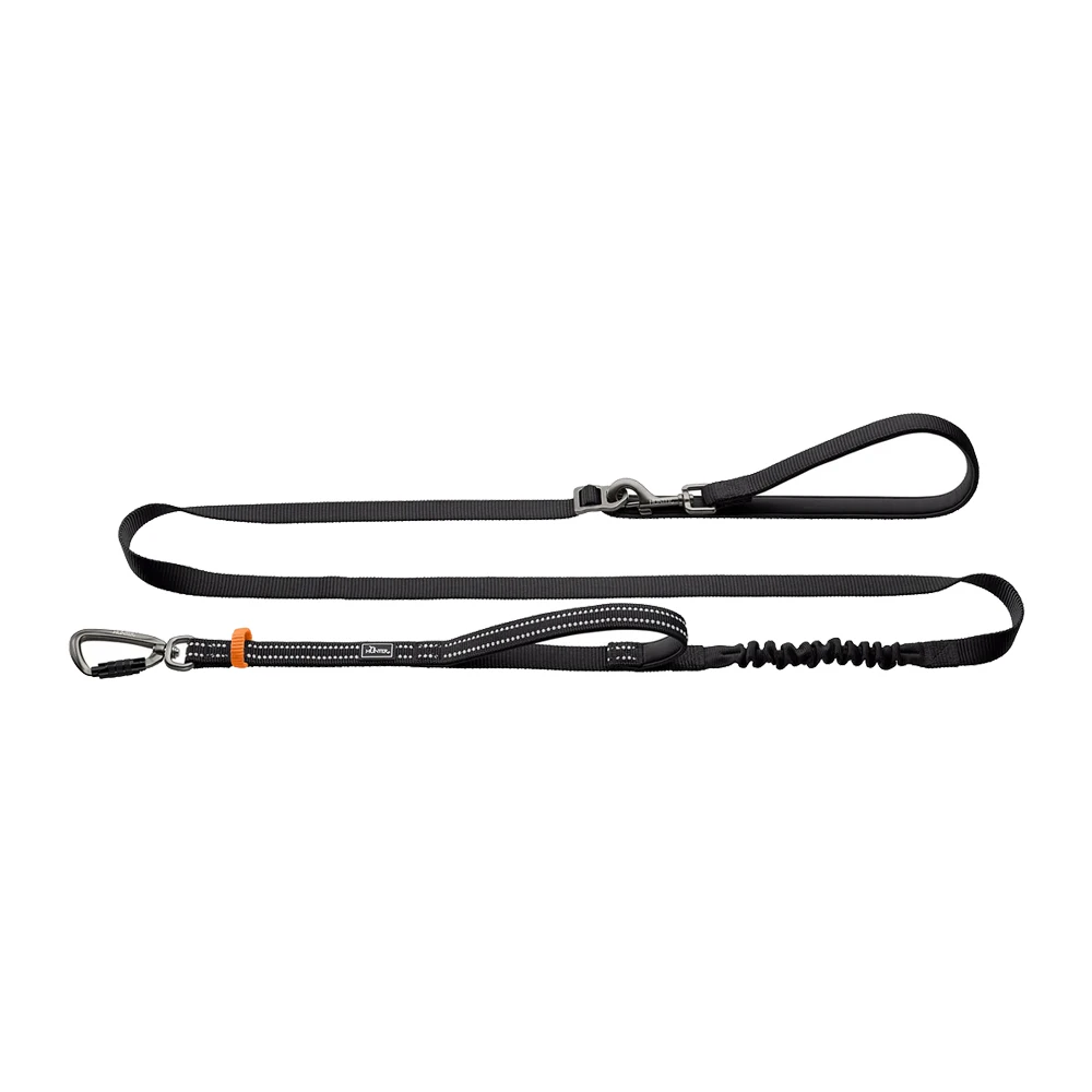 Hunter ErgoMove Pro Hondenriem - Zwart - 230 cm x 1,5 cm