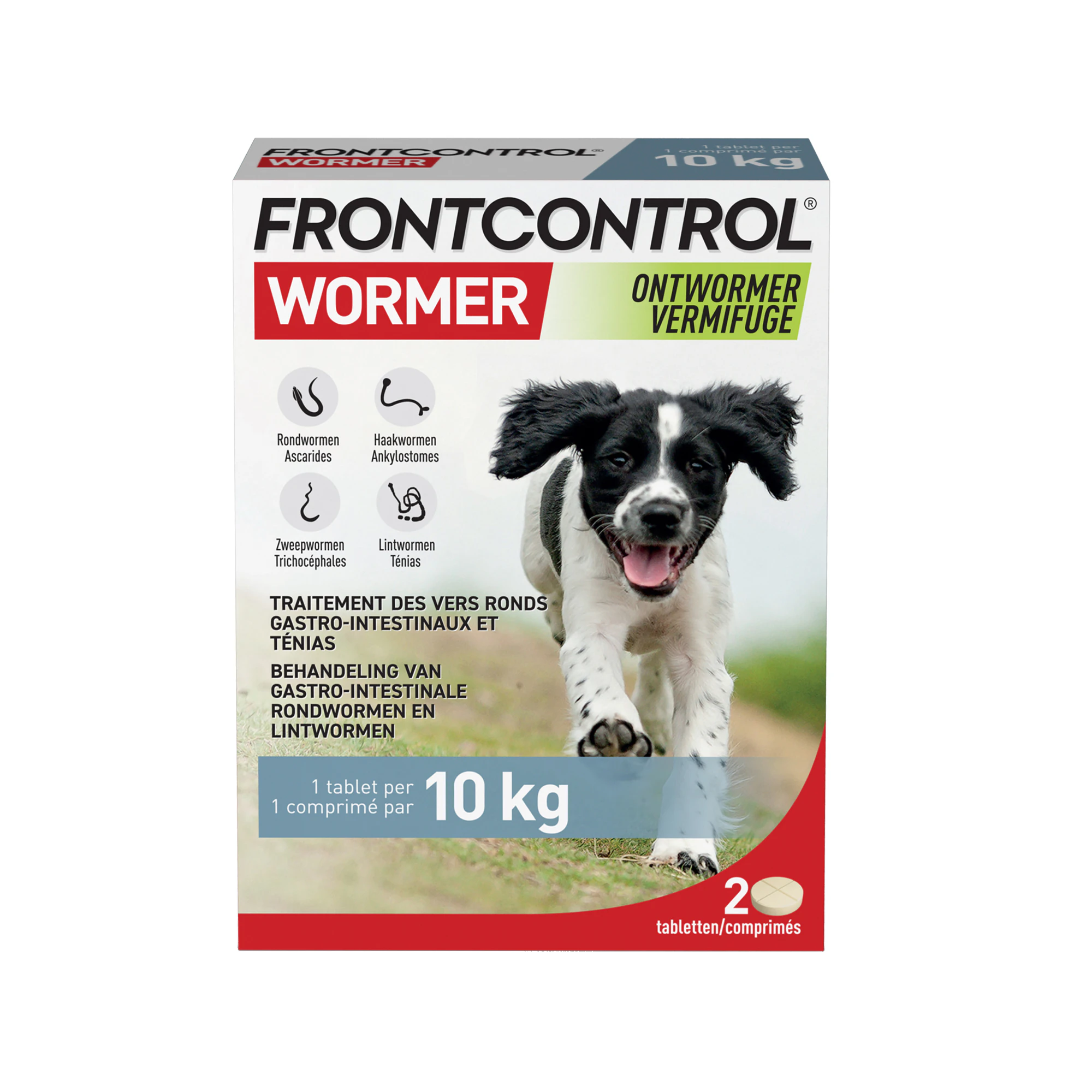 Frontcontrol Wormer Hond - 2 tabletten