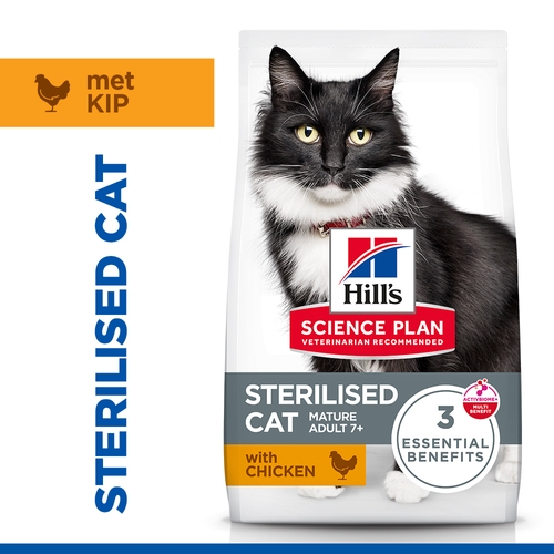 Hill's Science Plan Sterilised Cat - Mature Adult 7+ - Kip