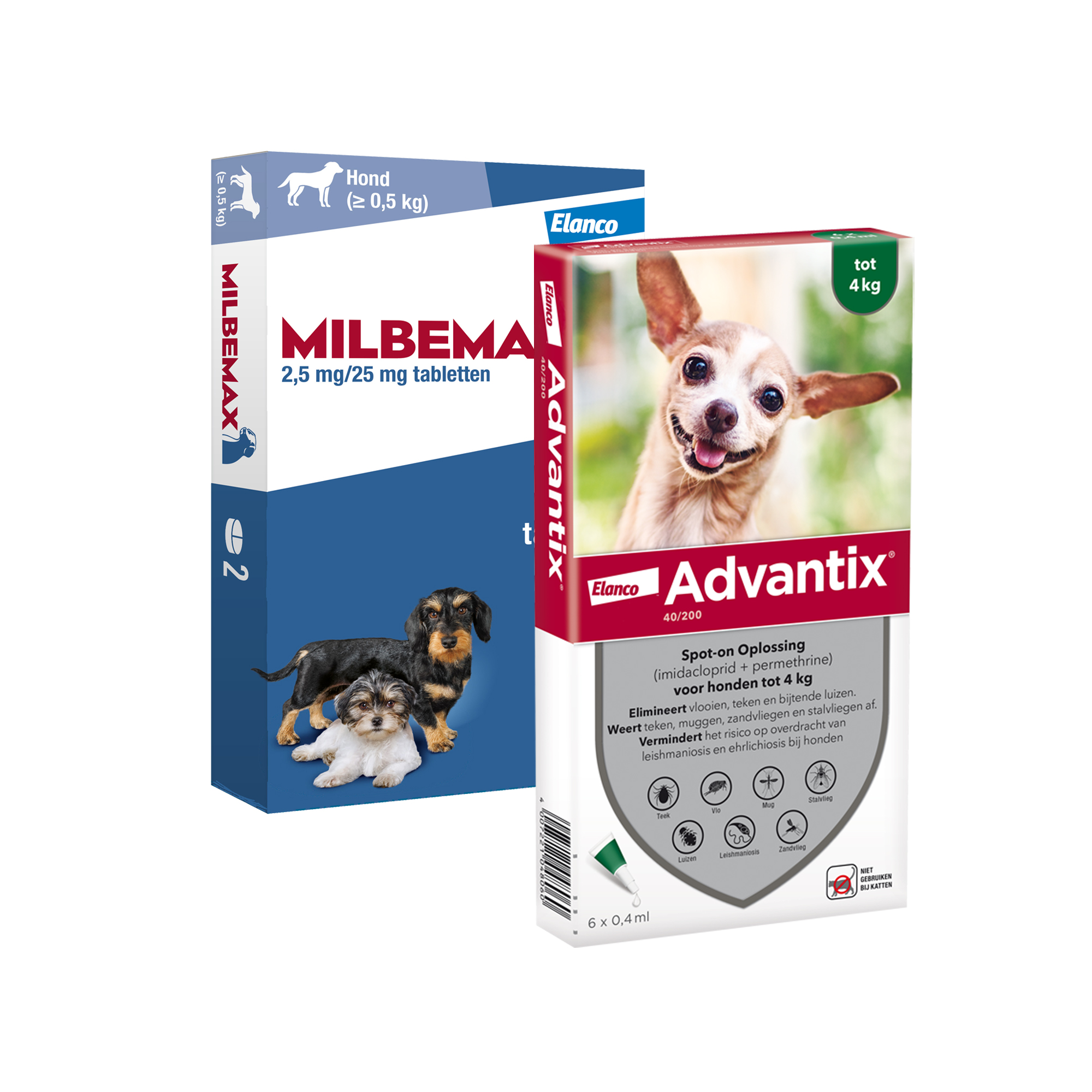 Elanco Preventiepakket Hond 1,5 - 4 kg