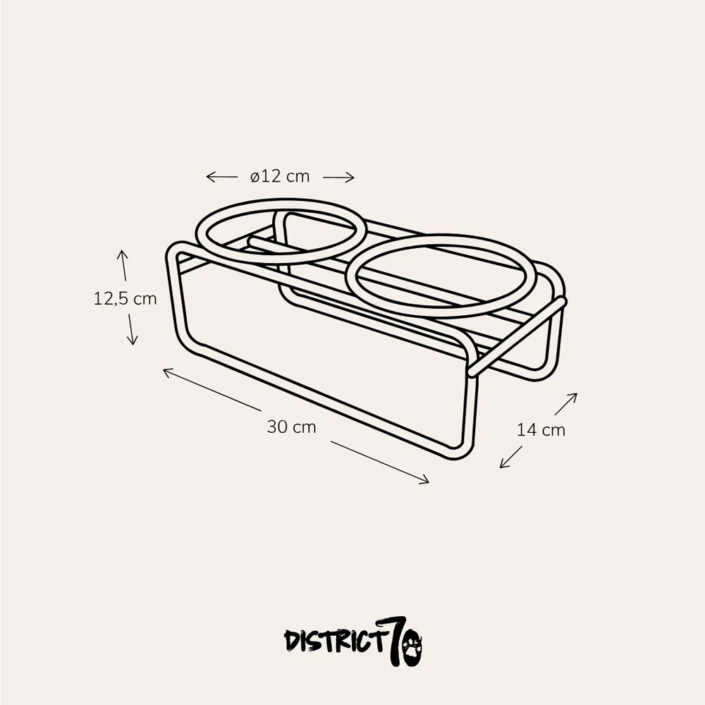 District 70 Butler Voerbakstandaard - Kat