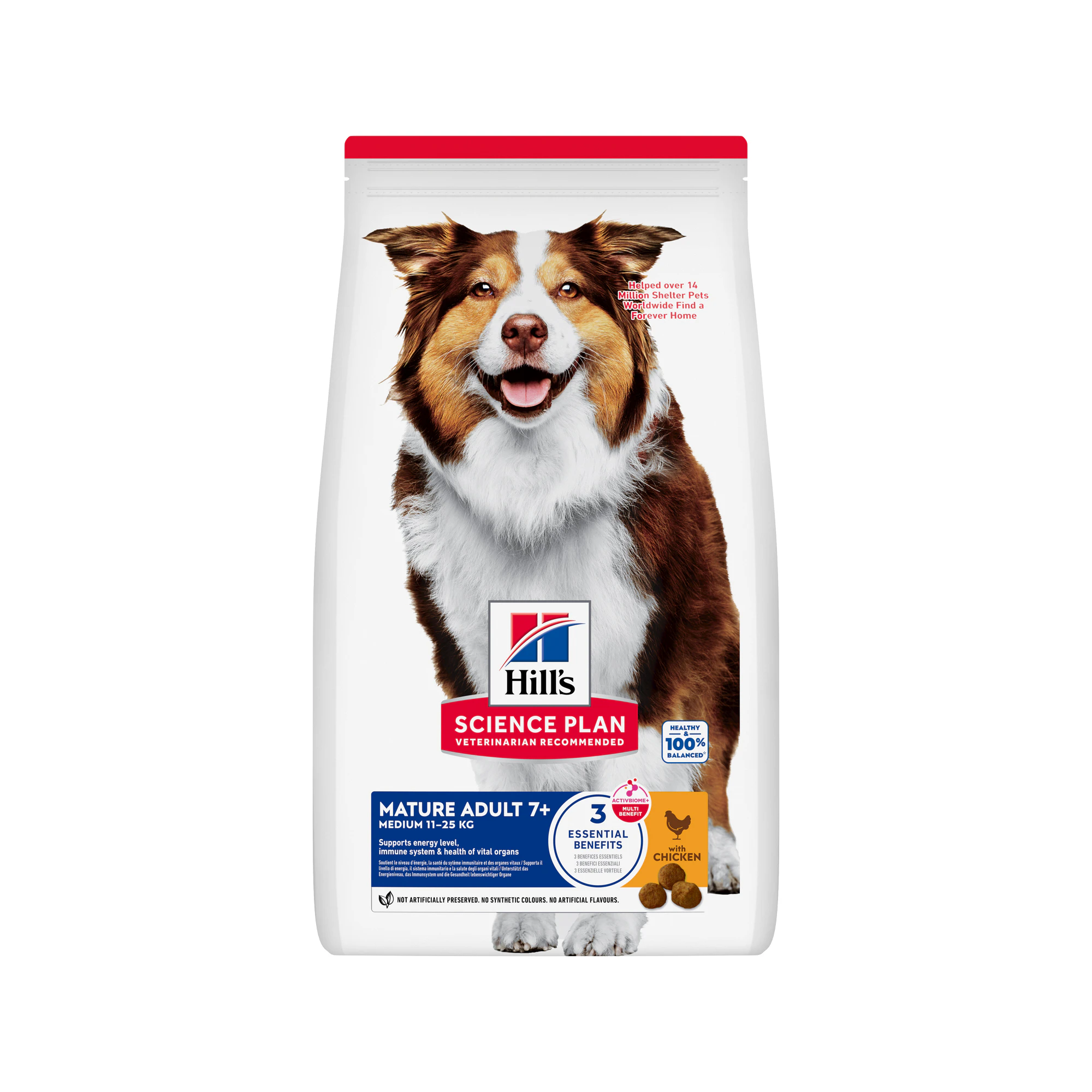 Hill's Science Plan - Medium - Mature Adult 7+ - Huhn - 6 kg