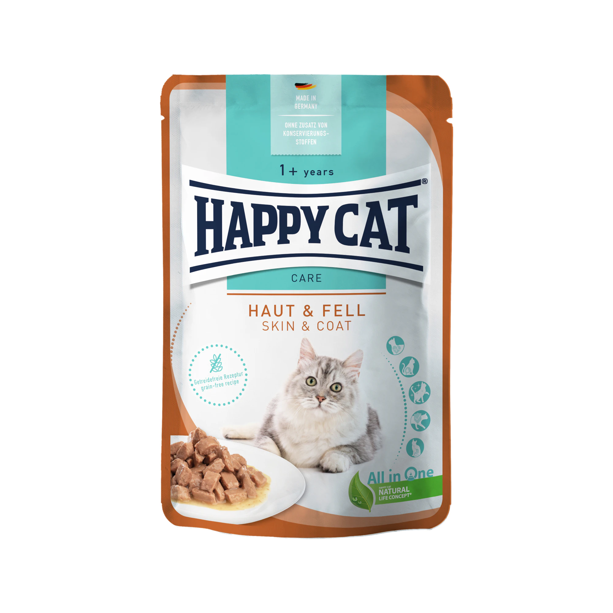 Happy Cat Care Skin & Coat - Nourriture humide