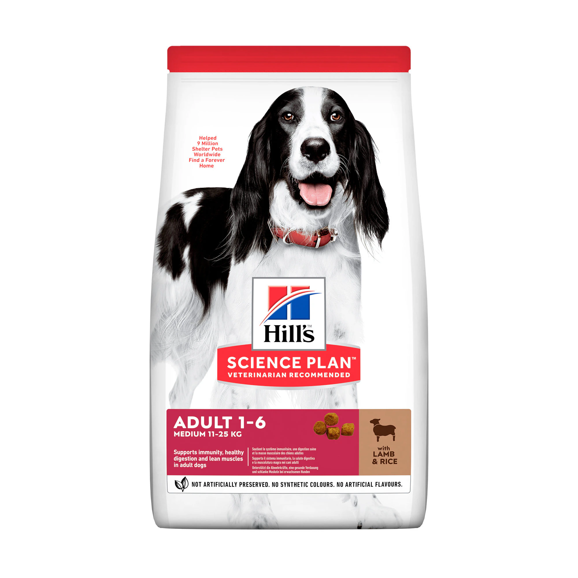 Hill's Science Plan - Canine Adult - Medium - Lamb & Rice 2,5 kg