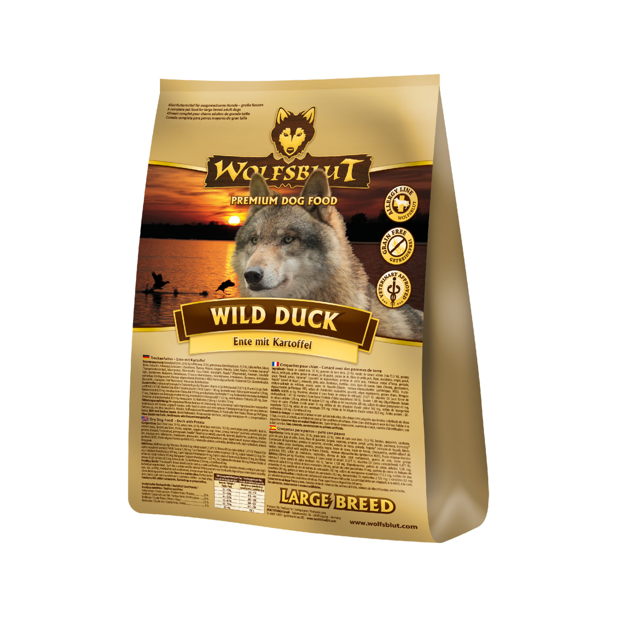 Wolfsblut Wild Duck Large Breed Hundefutter