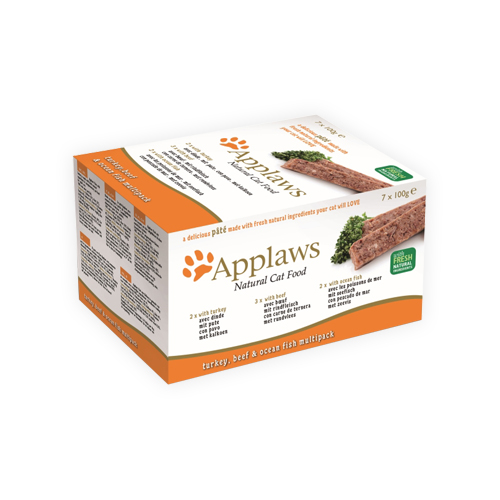 Applaws Cat Food Pat with Turkey Beef Fish Vetsend