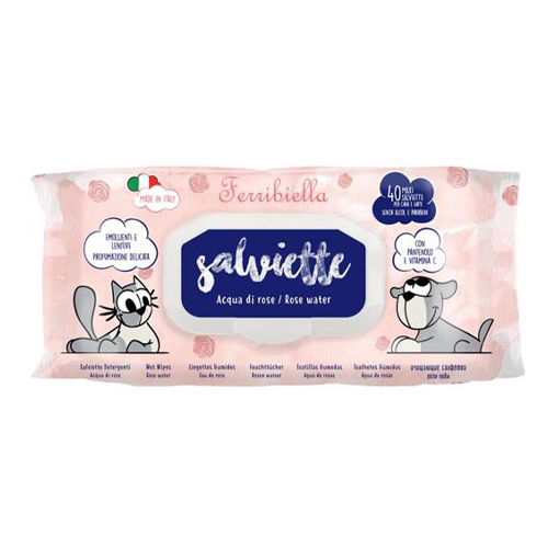 Ferribiella Wet Wipes Rose Water