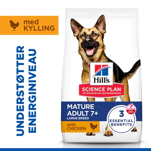 Hill's Science Plan - Large Breed - Mature Adult 6+ - Kylling