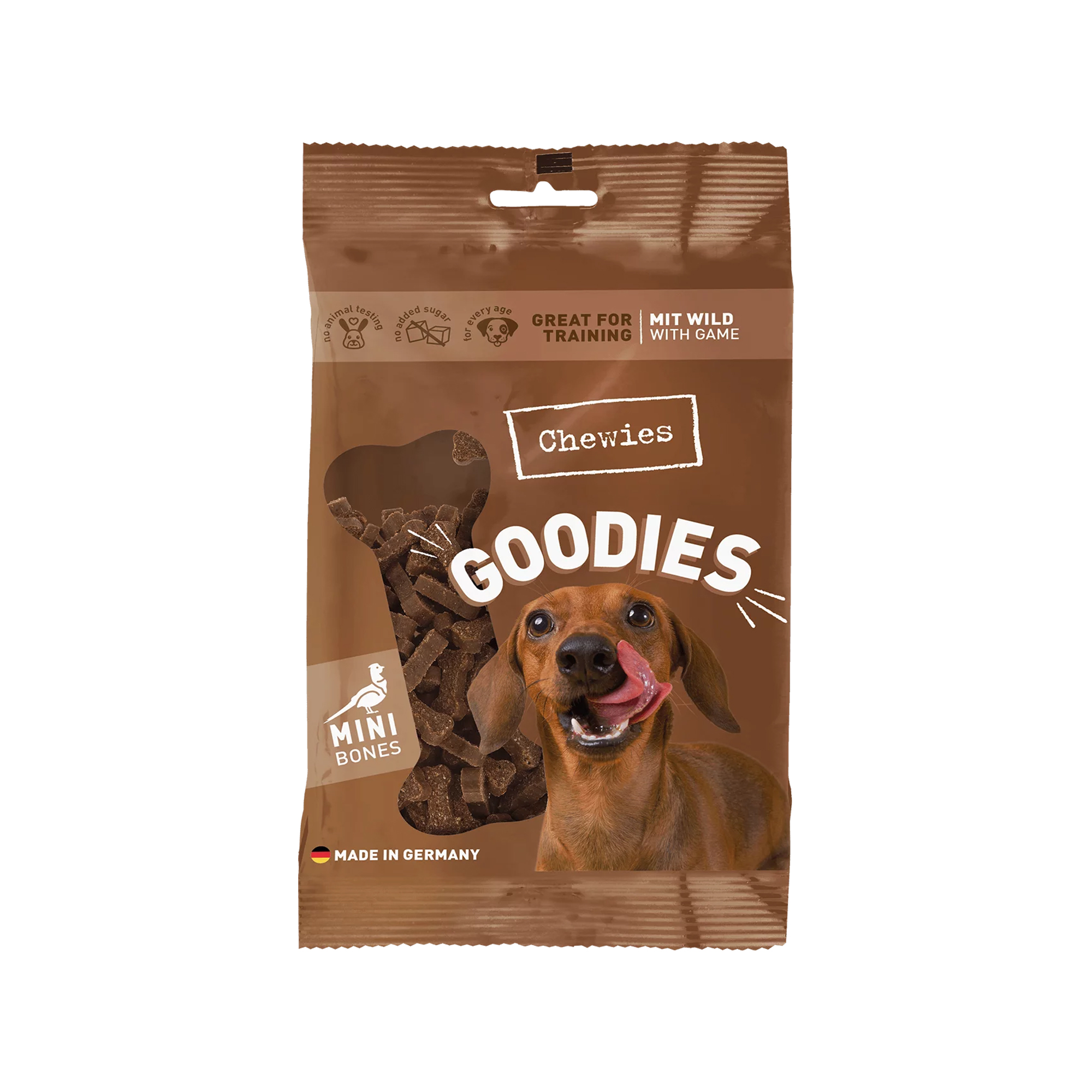 Chewies Knöchelchen Mini - Wild - 125 g - 1 cm