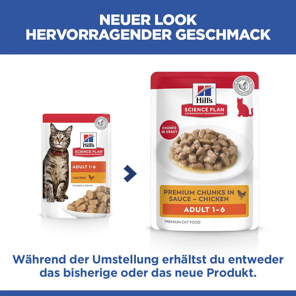 Hill's Science Plan Adult Katzenfutter - Frischebeutel - Chicken/Poultry