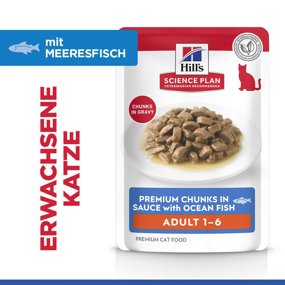 Hill's Science Plan Adult Katzenfutter - Frischebeutel - Meeresfisch