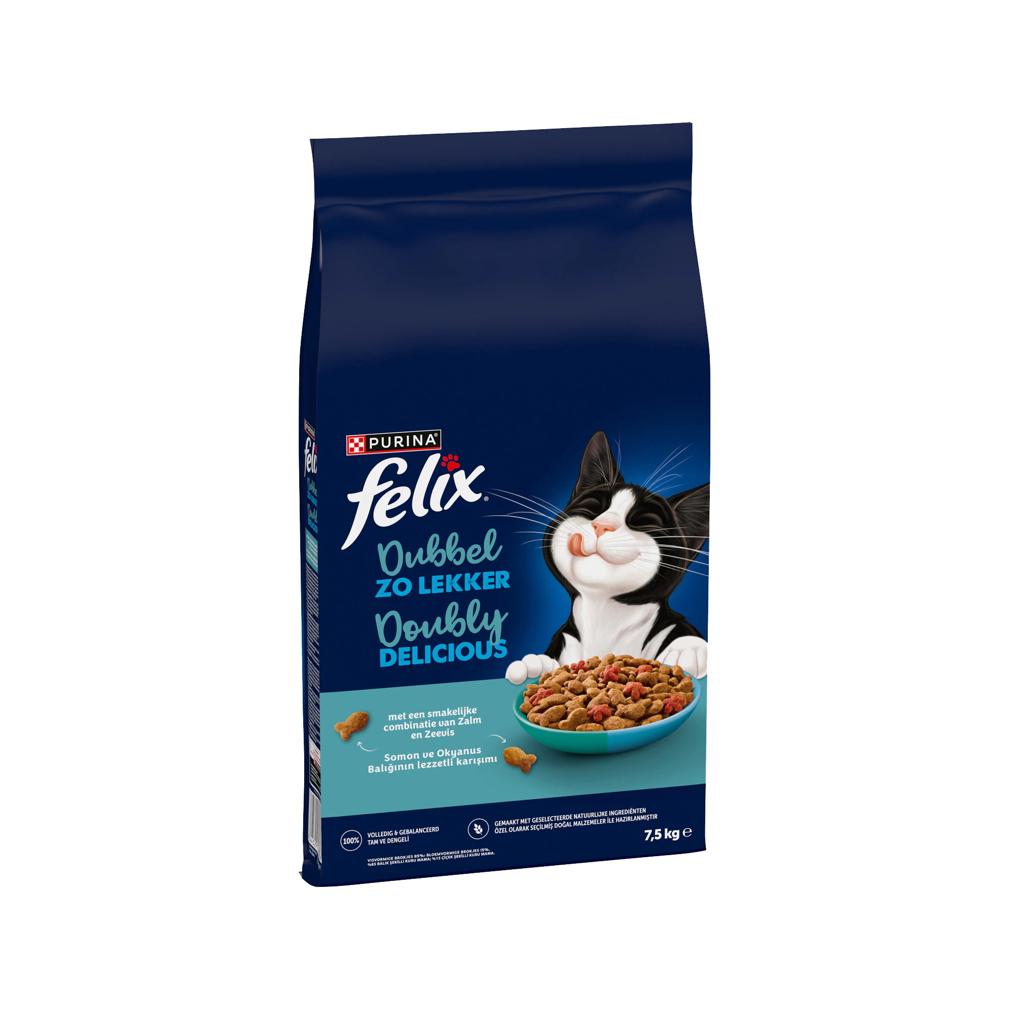 Felix Doubly Delicious - Adult - Salmon and Seefish - 7.5 kg