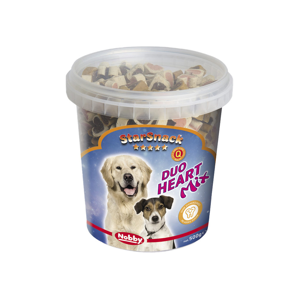 Nobby - Starsnack Duo Heart Mix - 500g