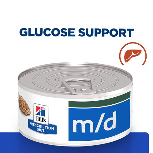 Hill's m/d Glucose / Weight Management - Receptpligtig diæt - Feline - Dåse