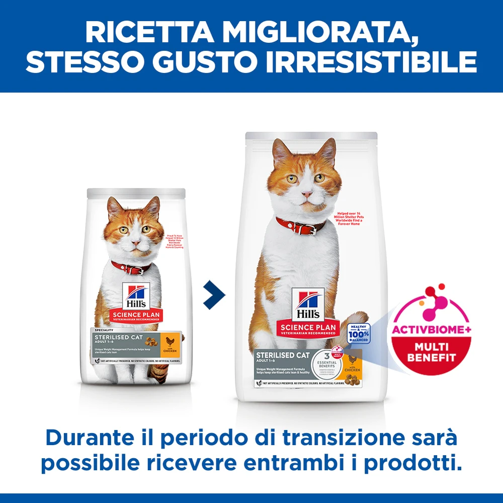 Hill's Science Plan Sterilised Cat - Adult - Pollo