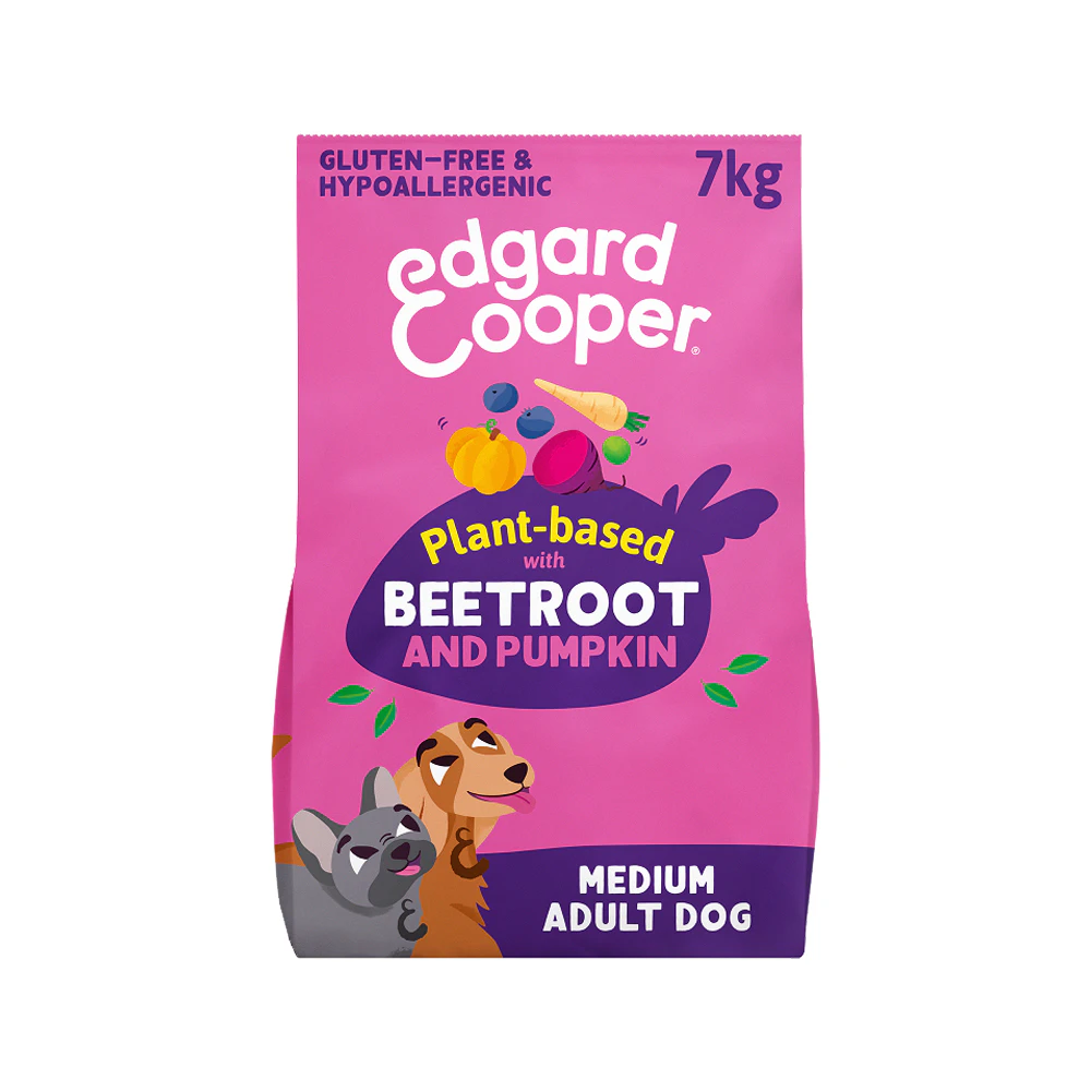 Edgard & Cooper Adult Plant Based - Rødbede & Græskar - 2 x 7 kg