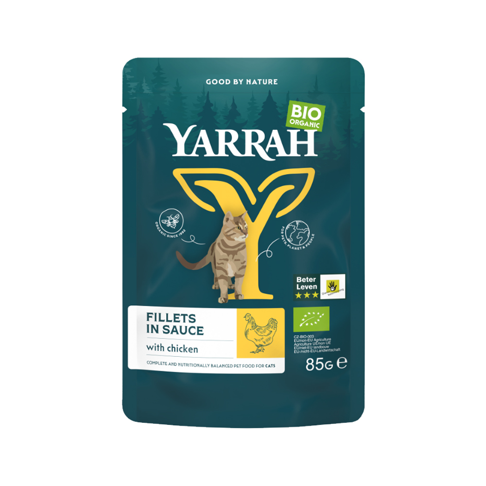 Yarrah Bio Cat Pouch – Chicken in Gravy – 14 x 85 g Yarrah Bio Cat Pouch – Chicken in Gravy – 14 x 85 g