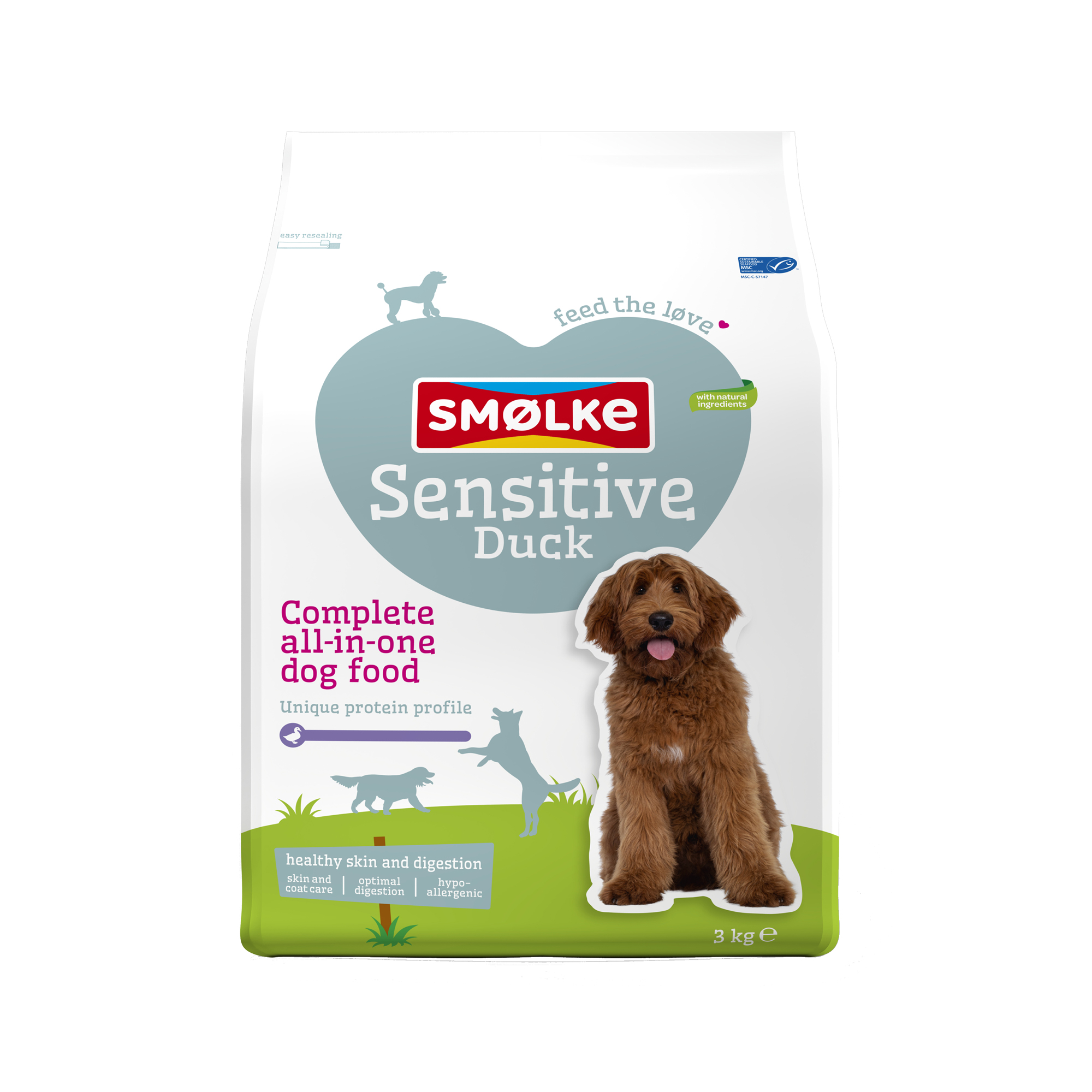 Smlke Sensitive Hundefutter  Ente