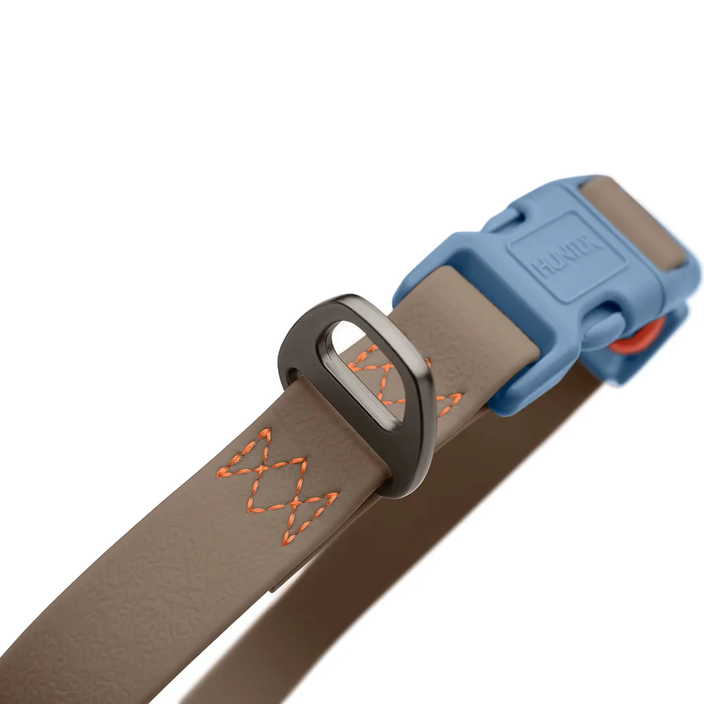 Hunter Halsband Havanna - Taupe/blauw - M