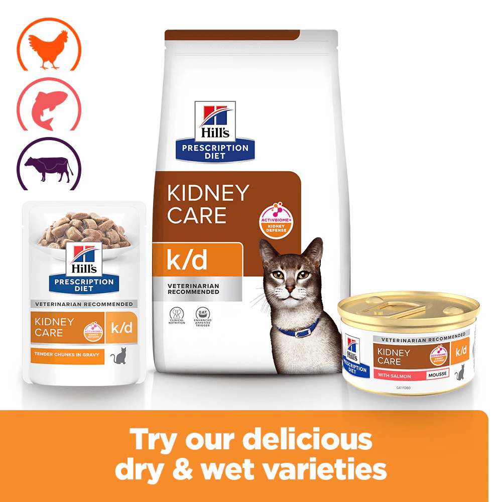 Hill's k/d Kidney Care - Prescription Diet - Feline - Mousse
