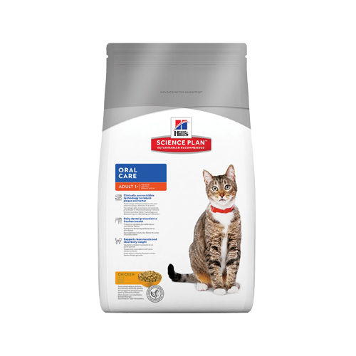 Hills feline oral store care