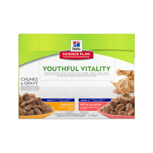 Hill's Science Plan Senior Vitality Kattefoder - Vådfoder - 12 x 85 g