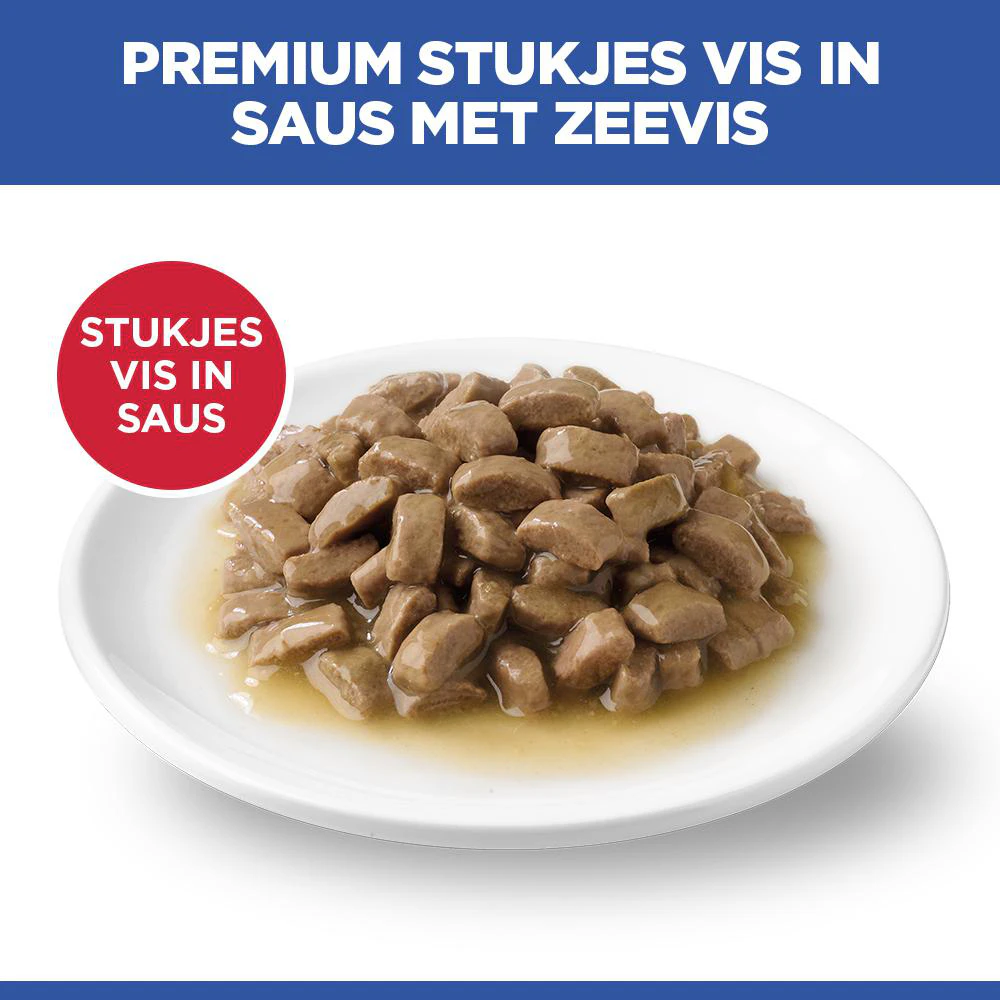 Hill's Science Plan - Feline Adult  - Zeevis - Maaltijdzakje