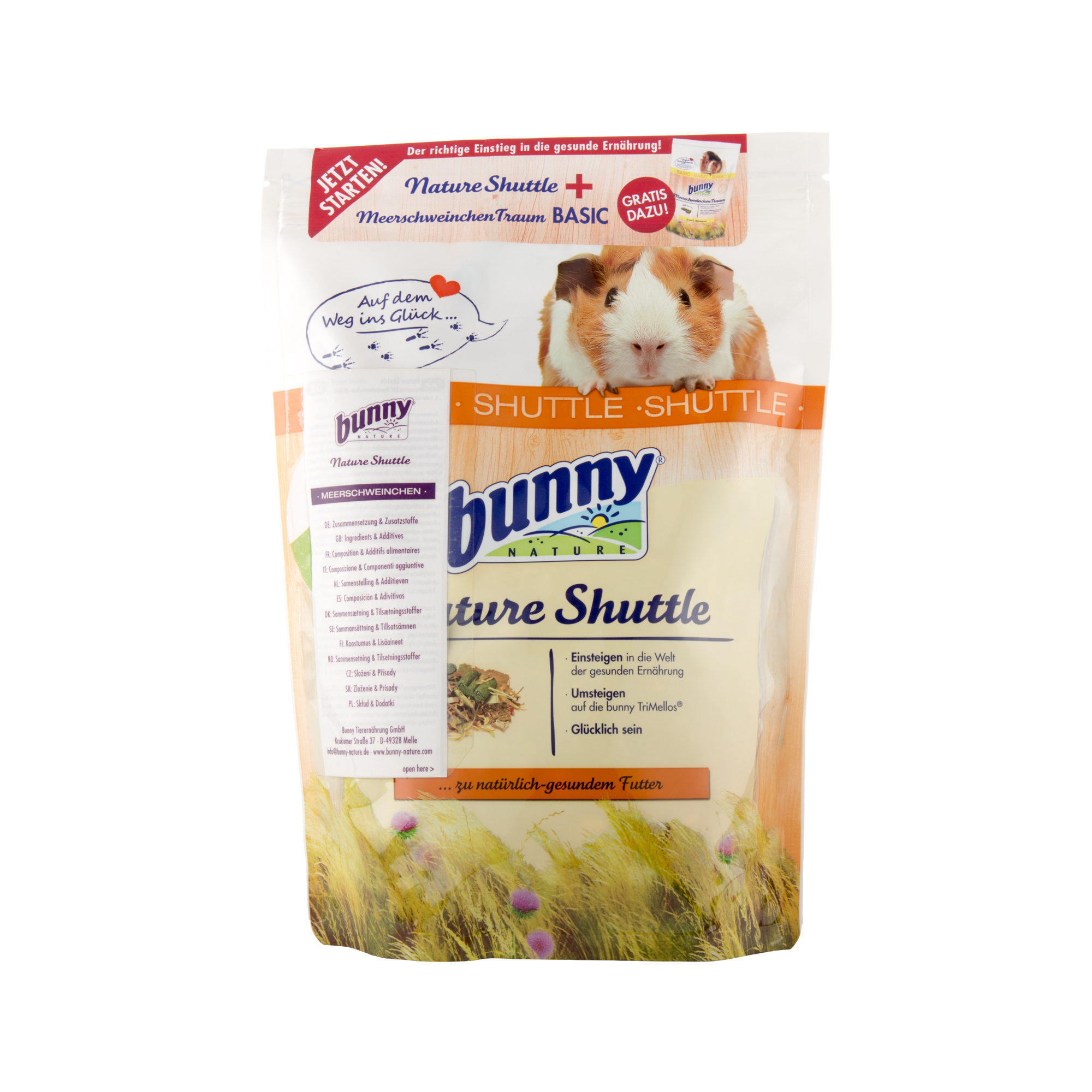 Bunny Nature Shuttle Cavia - 600 gram