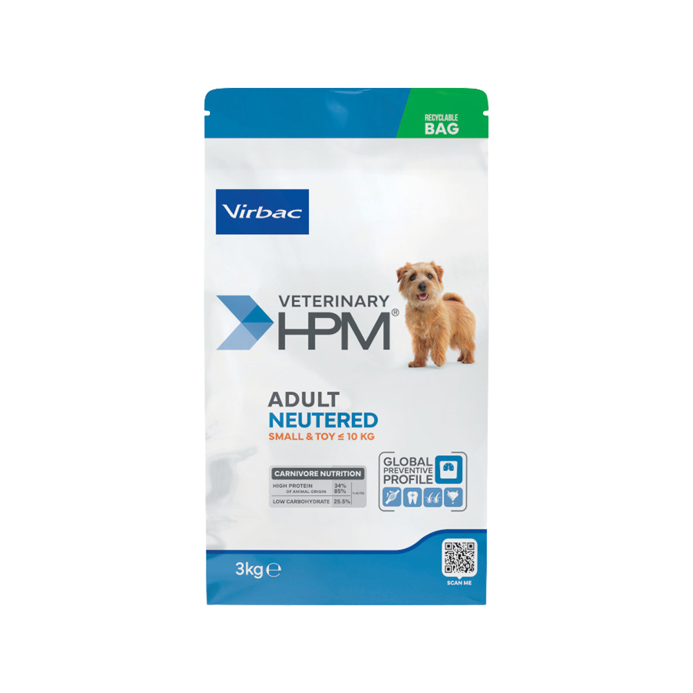 Veterinary HPM - Adult Neutered Dog - Small & Toy - 3kg