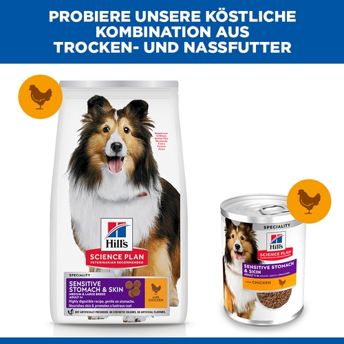 Hill's - Adult Sensitive Stomach & Skin | Hunde | Medpets.at | Medpets.at