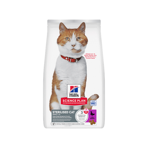 Hill's Science Plan Sterilised Cat - Adult - Anatra - 1,5 kg