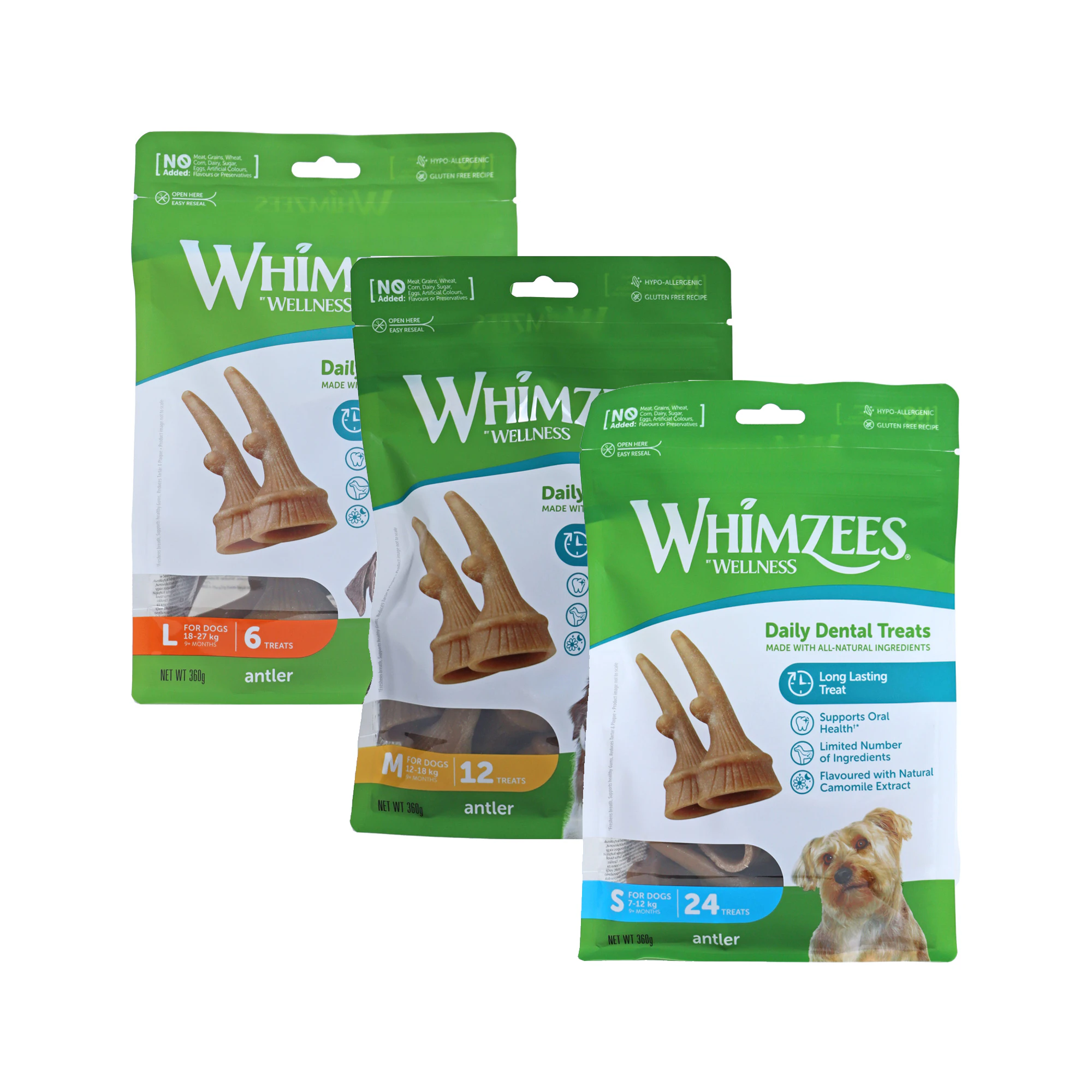 Whimzees Antler Dental Treats